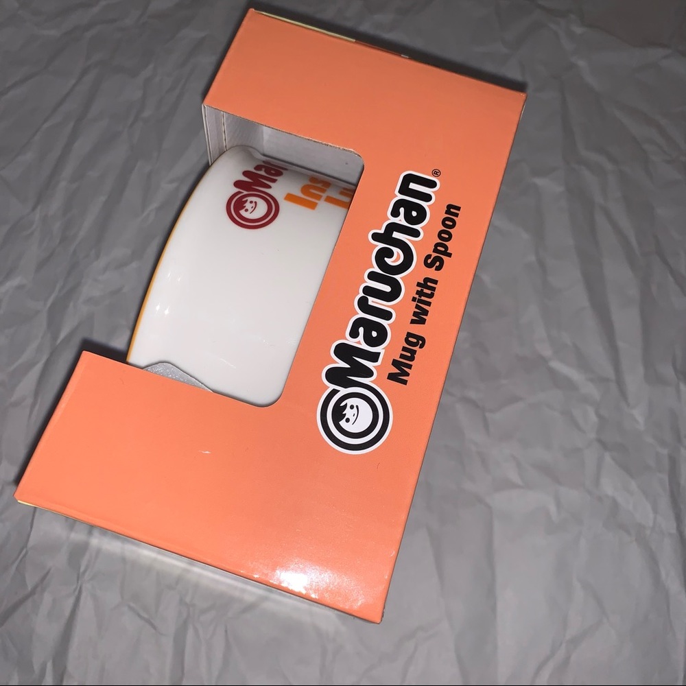 Maruchan instant ramen bowl with spoon